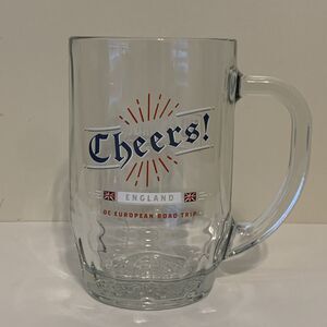 Old Chicago Pizza and Taproom Glass Beer Mug European Road Trip England CHEERS!